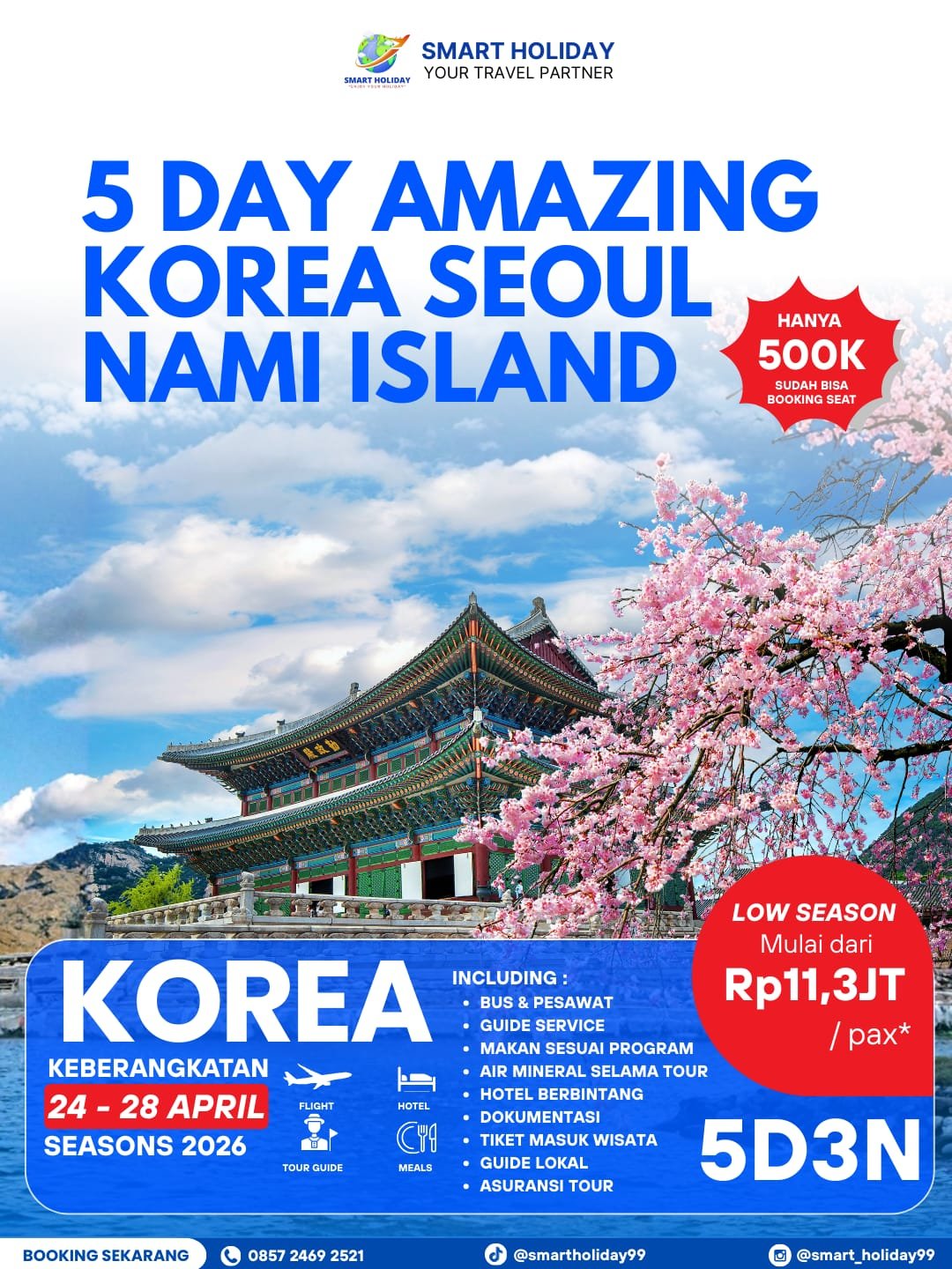 5 Day Amazing Korea Seoul Nami Island